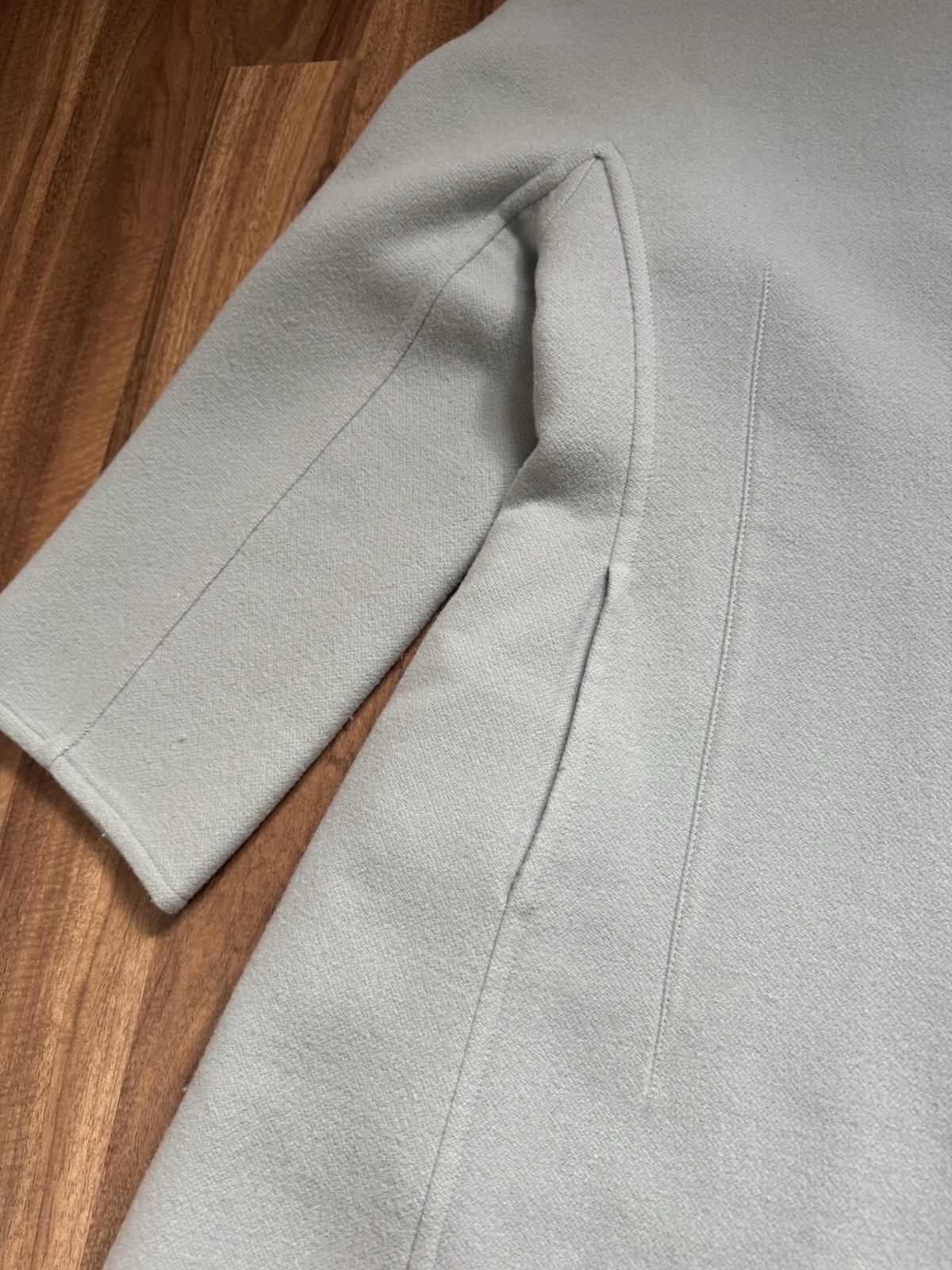 HERMÈS vintage coat wool and cashmere size small uk8 good condition image 4