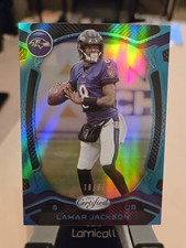 2021 Panini Certified - Lamar Jackson # Mirror Teal /50 Baltimore Ravens QB NFL!
