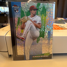 Topps 2025 Finest MINI DIAMONDS Chase Burns Cincinnati Reds Rookie Card #76. rookie card picture