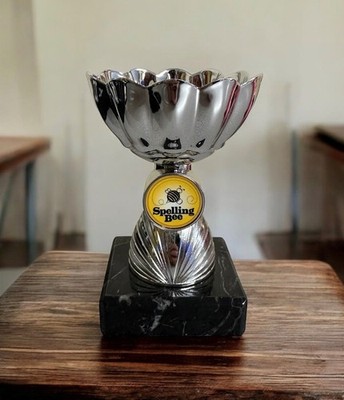 Spelling Bee Silver Cup Trophy Award School Competition FREE engraving & P&P