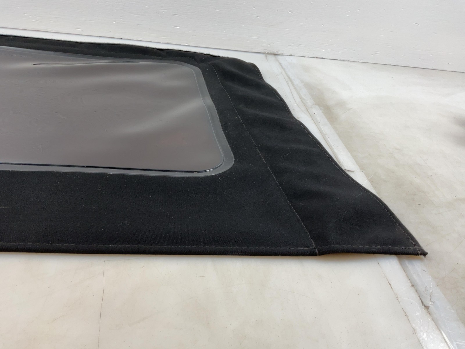 Jeep JK Wrangler 4 Door Drivers Side Twill Soft Top Window 2007-2017 016637 thumbnail 4