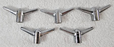 Vtg Chrome Tri-power Air Cleaner Splined Nut Handles Ford Lincoln Mercury 5pc Vtg Chrome Tri-power Air Cleaner Splined Nut Handles Ford Lincoln Mercury 5pc