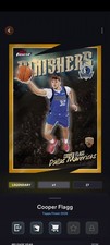 DIGITAL - COOPER FLAGG RC NBA Collect Topps Finest 2026 Gold Finishers / 50