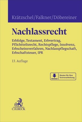 Holger Krätzschel Nachlassrecht