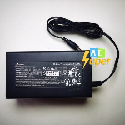 TP-LINK 53.5V 1.31A Power Adapter Cable T535131-2-DT Charging Cable 70W