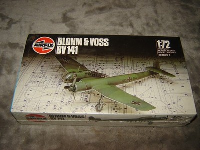 Airfix 903014 Model Kit Blohm & Voss BV 141 Factory Sealed 1984 kit 1/72 Scale