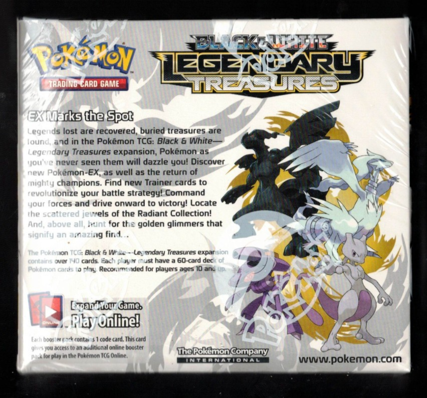 Pokemon TCG Black & White Legendary Treasures Booster Box Factory