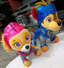 Paw Patrol 8in Plush Chase Heroic Pup Plus 7in Skye The Mighty Movie Plush