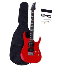Electric Guitar Beginner Kit 39 Inch Full Size Red Starter