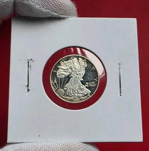 2024 Silver Eagle Type 2 - 1/10 troy oz .999 Fine Pure SILVER Mini Coin Round