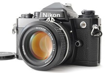 Top MINT Nikon FE 35mm SLR Film Camera Black Ai Nikkor 50mm f/1.4 JAPAN 154