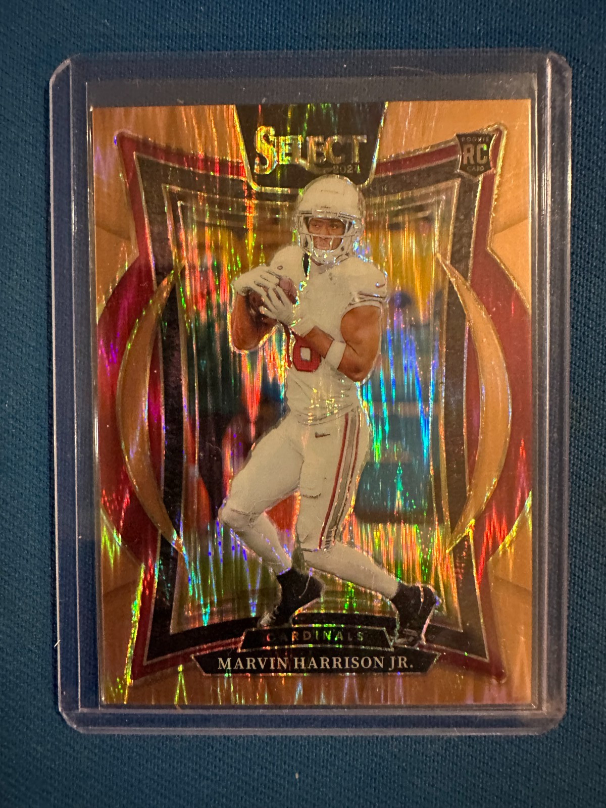 2024 Panini Select - Marvin Harrison Jr. Copper Prizm Shock  122/299  #28