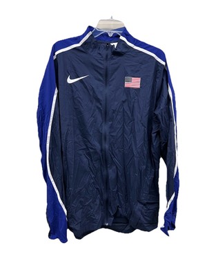 Men's Nike USA Olympic Track & Field Pro Elite Podium Jacket XLT 836295-451 NEW
