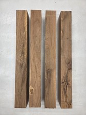 25" Very Cool Unique Set Of 4 White Oak Lumber Wood Kiln Dried Board Slab