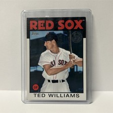 Topps 2021 Update 1986 35th Anniversary Ted Williams #86B-24 Red Sox Baseball