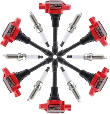 Ignition Coils with Spark Plug, Fits for Pathfinder/Altima/Maxima/Mura...