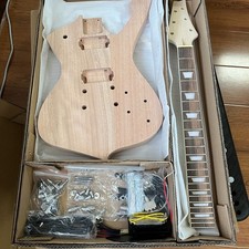 DIY Electric Guitar Kit ice Natural electric guitar Mahogany Body USA Warehouse