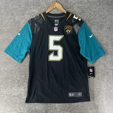 Nike NFL Jacksonville Jaguars Bortles #5 Black Jersey 2015 Men's Size M NEW