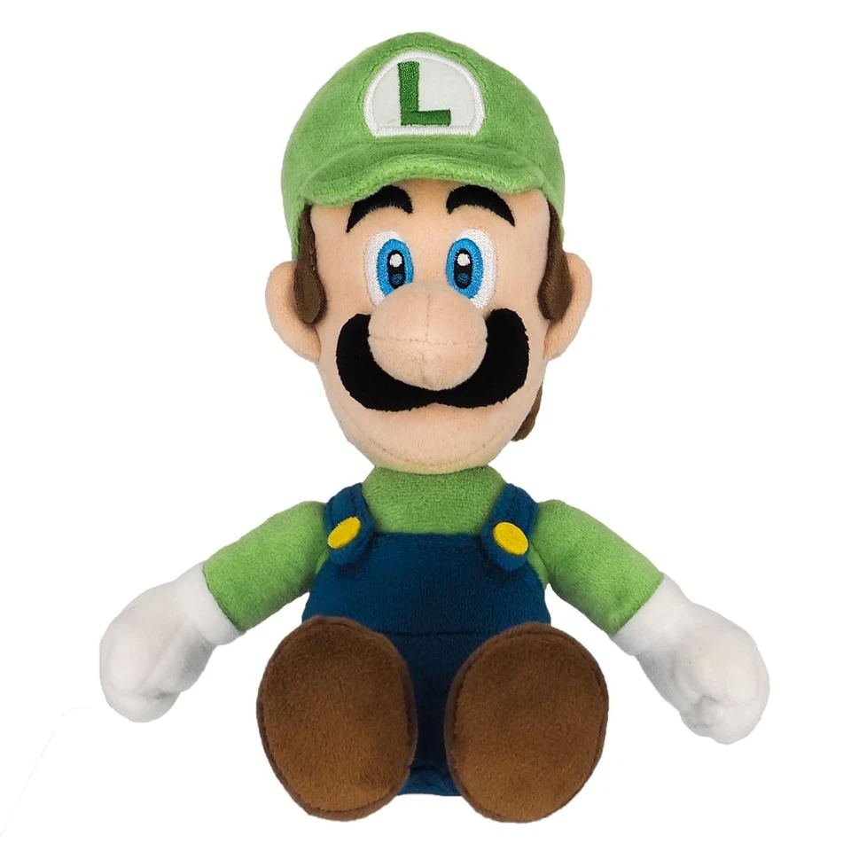 Juguete de peluche Super Mario Luigi de 10 pulgadas suave y tierno figura coleccionable edición limitada... Foto 2 de 4