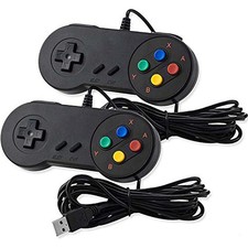 Manette Snes Nes Game Boy Universelle Usb Câblée Avec Fil Pc Win