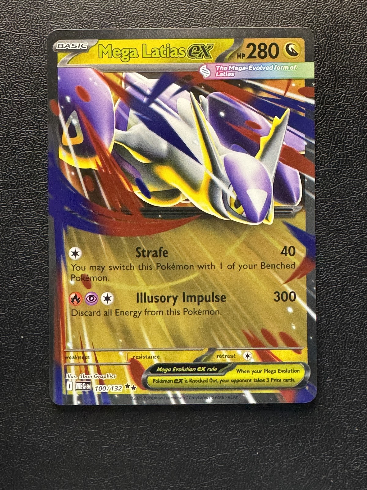 Mega Latias ex 100/132 Mega Evolution Double Rare NM