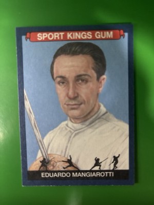 2021 Sportkings Volume 2 Edoardo Mangiarotti Blue (Retail) #60