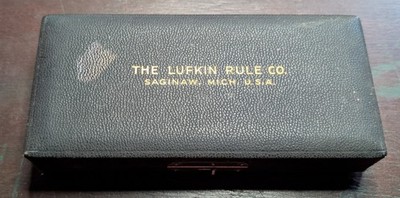 Vintage The Lufkin Rule Co. #48 Micrometer With Case
