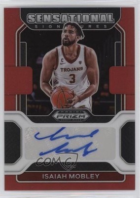 2022 Panini Prizm Draft Picks Red /199 Isaiah Mobley #SS-MOB Rookie Auto RC 4z8