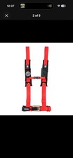 Pro Armor A115220rd Red 5 Point 2 Harness With Sewn In Pads Pro Armor A115220rd Red 5 Point 2 Harness With Sewn In Pads