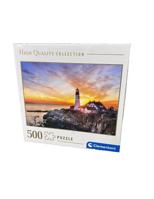 Clementoni High Quality Collection Morning Maine Lighthouse Puzzle 500 Piece New