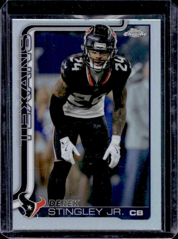 2025 Topps Chrome Derek Stingley Jr. Refractor #116 Texans