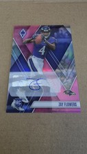 2023 Panini Phoenix - Zay Flowers - Rookies Pink Autographs  /25 
