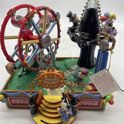 70’S★コカコーラ★トイリング★486★ビンテージ★指輪★Coca-Cola 1994 Enesco Coca-Cola A Thirst For Fun Multi-Action Illuminated