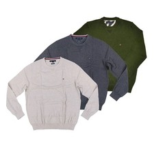 Tommy Hilfiger Men's Sweater Crew Neck Pullover Knit Outerwear Long Sleeve New