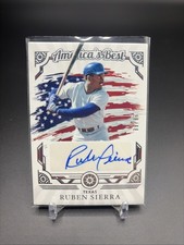 2025 Panini Boys of Summer Ruben Sierra Auto 99/99 Bookend Texas Rangers