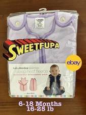 Baby Deedee Sleep Nest Wearable Blanket Lavender Fleece 6-18 Months 16-25 lb New