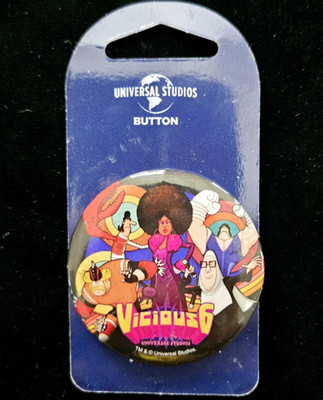 Universal Studios Vicious 6 Button Pin - NEW in Card