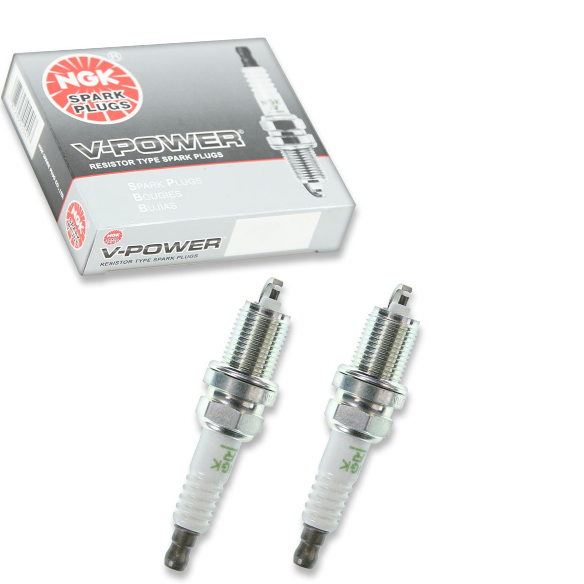2 pc NGK 5585 ZFR6J-11 V-Power Spark Plugs for Q20PR-U11 KJ20CR11 KJ20CR-L11 jb