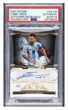 2024/25 Noir Lionel Messi SSP Gold Auto 1/5 PSA Authentic - Auto 10
