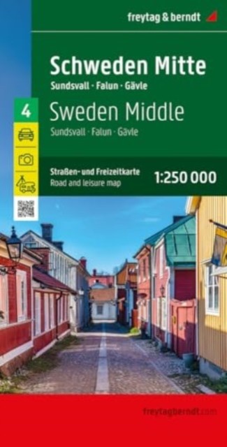 Sweden Middle Road and Leisure Map (GERMAN) 9783707922851
