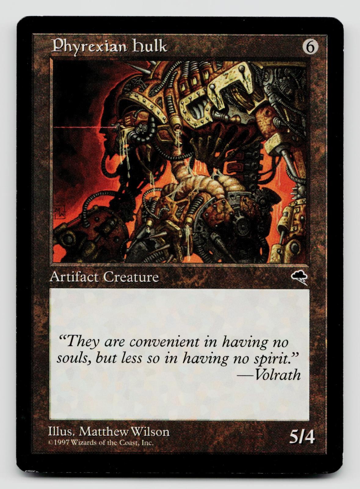 Phyrexian Hulk 302 Uncommon Tempest Magic: The Gathering Moderately Played