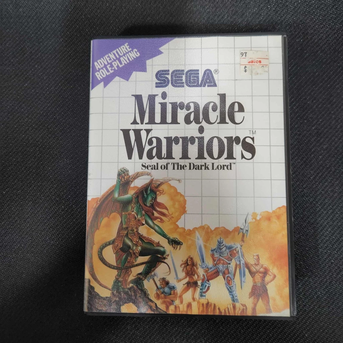 Manuel Uniquement : Miracle Warriors Pour SEGA Master System - Version US/Canada - Très Bon état - Jeu De Rôle 1988