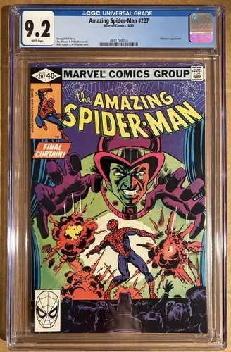 AMAZING SPIDER-MAN # 207 CGC 9.2 (1980)