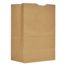 General SK1675 12 x 7 x 17 1/6 BBL Grocery Paper Bags - Kraft (400/Bndl) New
