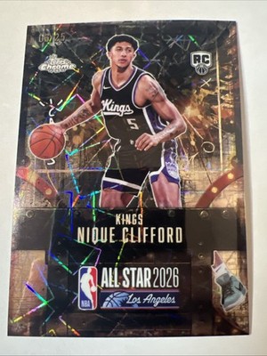 Nique Clifford 2025-26 Topps Cactus Jack Laser /25 #84 RC