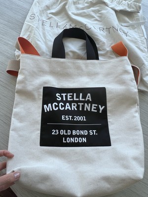 Authentic stella mccartney canvas bag tote