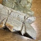 Antique Buddha Soapstone Carving Chinese Sculpture - slight wear. Heavy  — photo 2