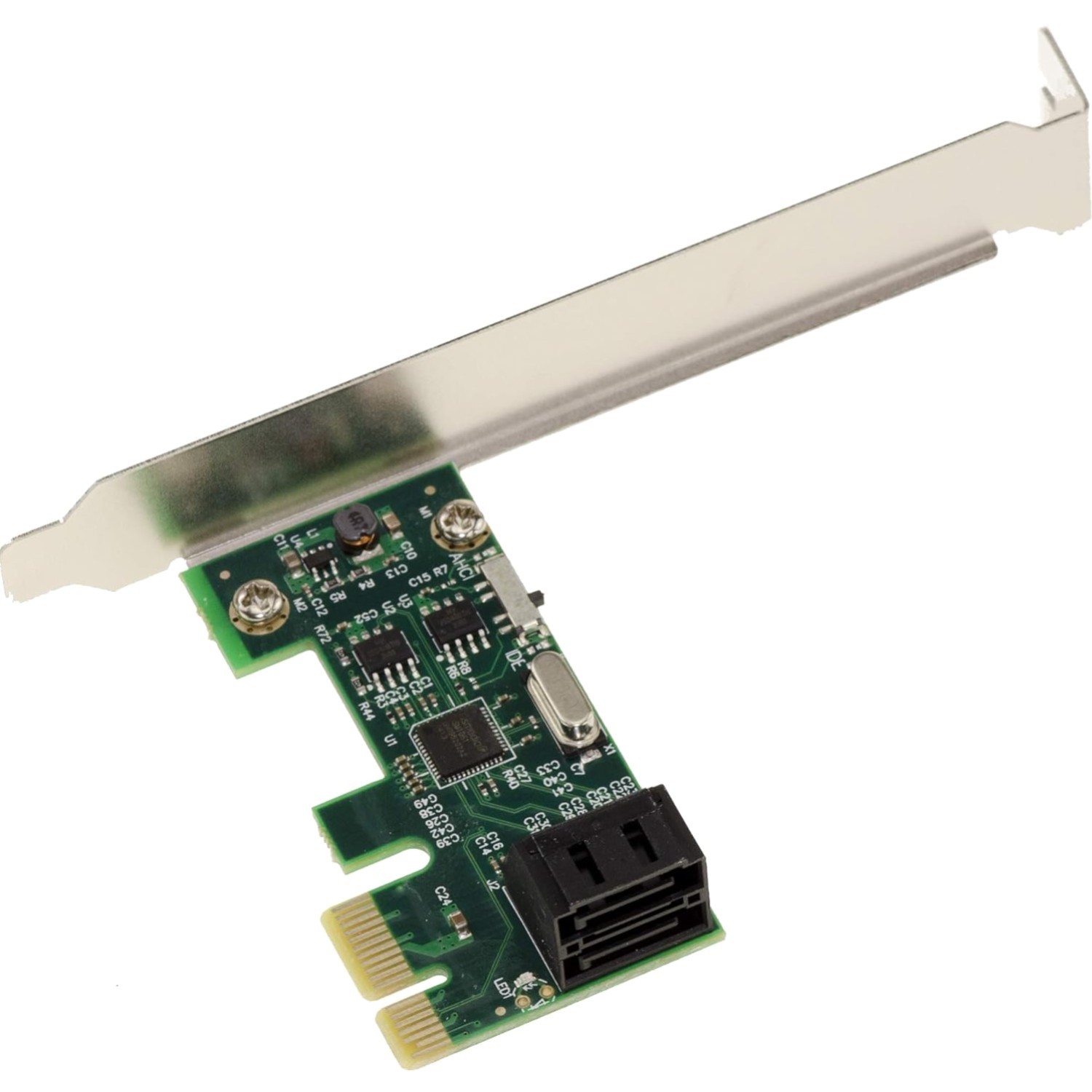 Carte contrôleur SATA PCIe x1 vers 2 ports pour extension stockage PC