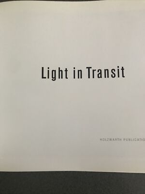 Vera Lutter Light in Transit 初版 1st Holzwarth Publications - Vera Lutter: Light in Transit