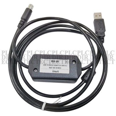 NEW USB-IVC INVT IVC1/IVC2 Series PLC Programming Cable #W9.